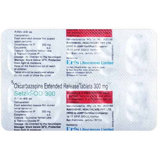 selzic od 300mg tablet 10's